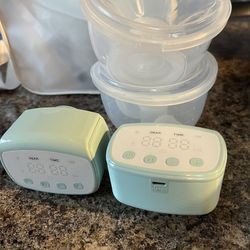 Wearable Breast Pump with Nursing Pads