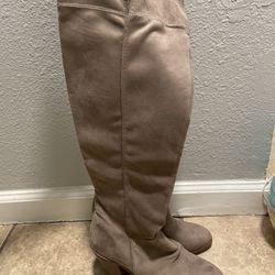 Suede Long Boots