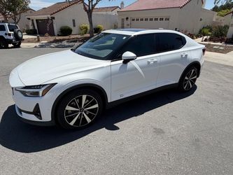 2022 Polestar 2 Pilot Plus packages. Ventilated leather seats. Snow.