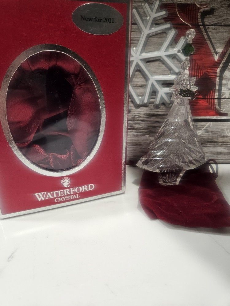Waterford 2011 Xmas Tree Ornament Wenhancer