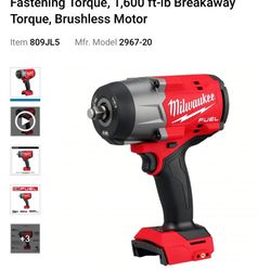 Milwaukee 1/2 High Torque Impact Gun