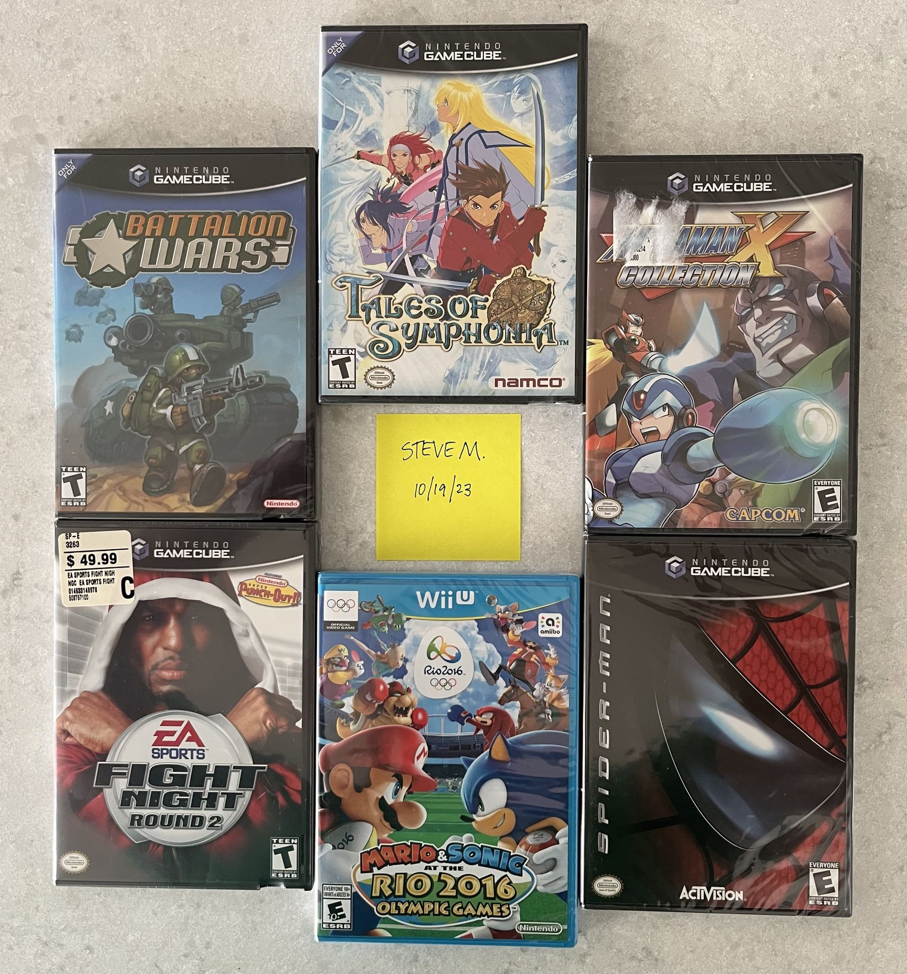 FS: Sealed Nintendo GameCube and Wii U Games (minty)
