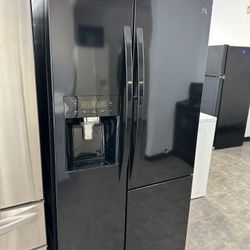 Black Kenmore Side By Side Refrigerator 