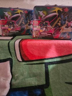 Sealed Pokemon lunch box tin x2