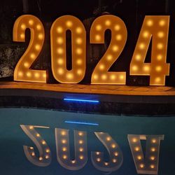 Numbers 2024 Lights