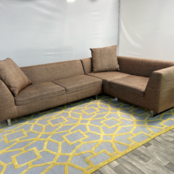 ( Delivery Available ) Boconcept Light Brown Sectional Couch