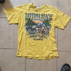 Bike Week Daytona Beach Vintage T Shirt 