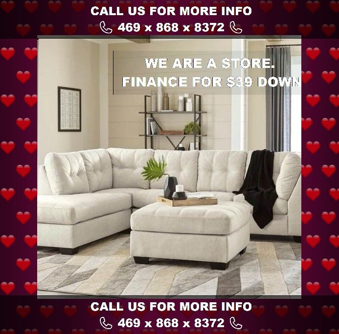 Same Day Delivery Brand New Falkrik LAF Sectional