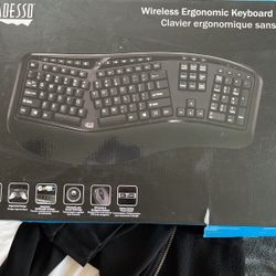 Wireless Ergonomic Keyboard And Mouse 