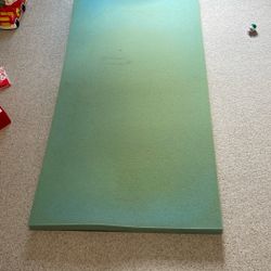 Twin size foam mattress topper