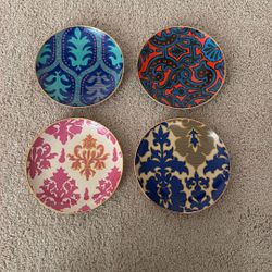 Tracy Reese Set Of 4 Plates 
