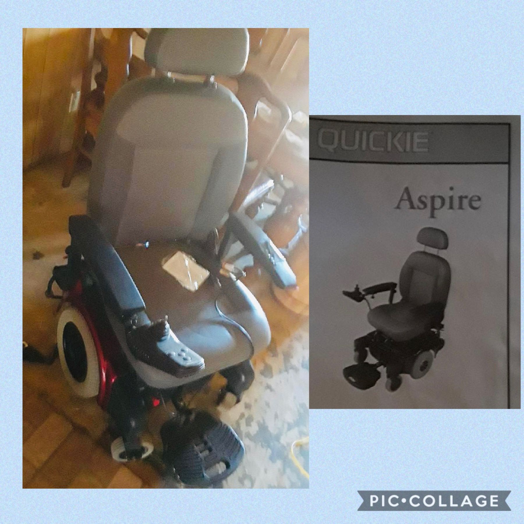 Aspire Quickie motorized mobility chair