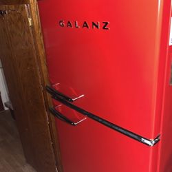Red Refrigerator Bought New 