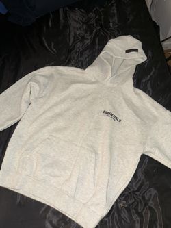 Fear of God Essentials Hoodie – Light Oatmeal – Size Small