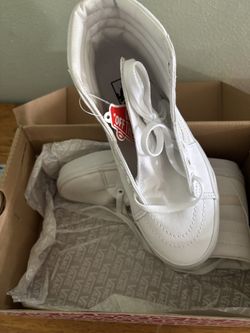 White Vans Men Size 5.5 