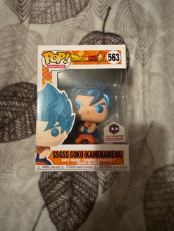 Funko Pop! Dragon Ball Super SSGSS Goku (Kamehameha) #563 Chalice Collectibles Exclusive