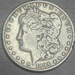 1894 S Morgan Silver Dollar  Ungraded 