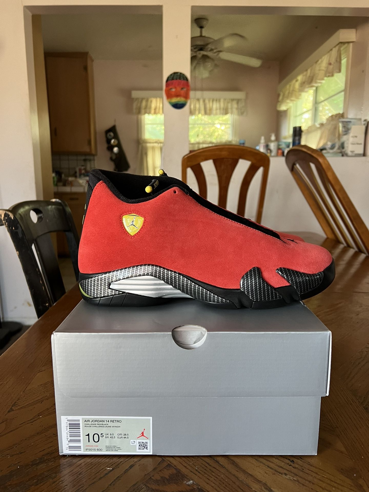 Jordan 14 Retro Ferrari (2025) Size 10.5