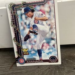 Baseball card and basketball card