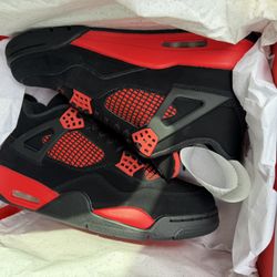 Air Jordan 4 Red Thunder Sz 9.5 With Receipt 