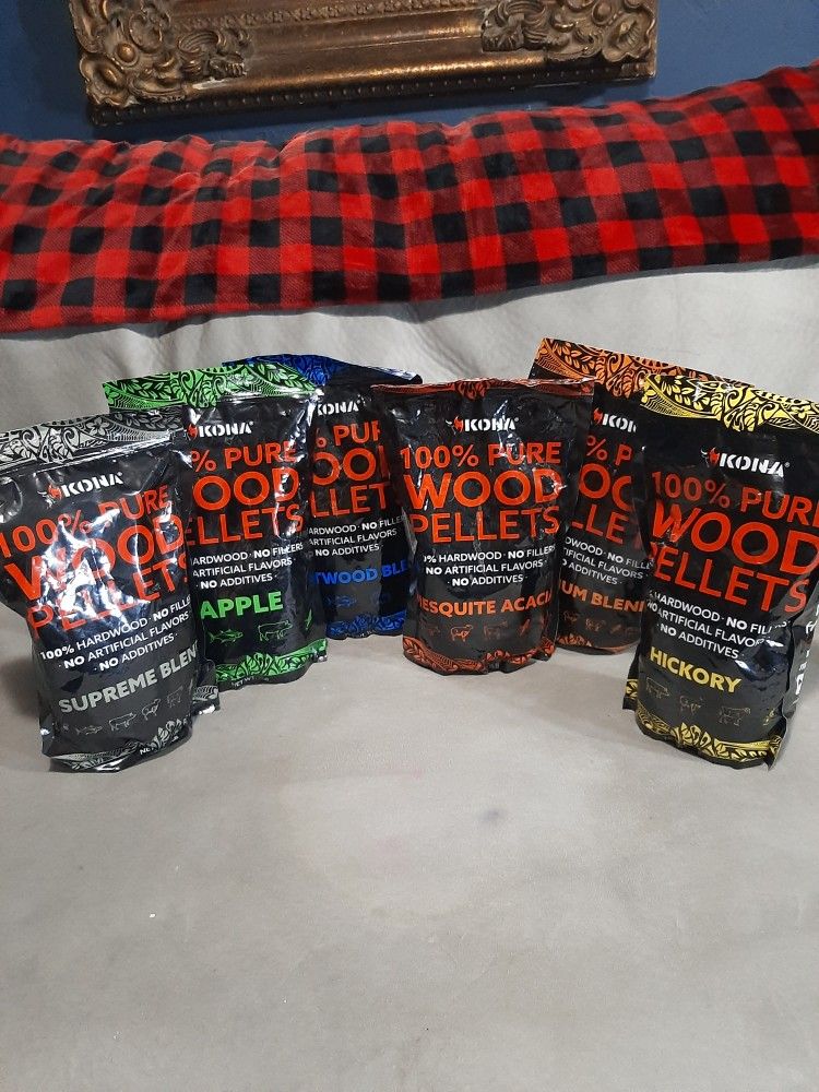 Kona 100 Pure Wood Pellets