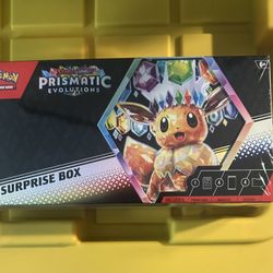 Prismatic Evolutions Surprise Box and Paldean Fates Sticker Collection