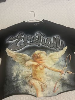 Mixed emotions crop tee size medium