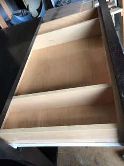 Solid wood Small table with drawers. Good condition