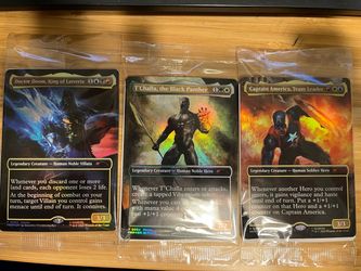 Magic the Gathering Marvel Legends cards