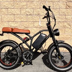 New! 1000 Watt Peak, Electric Bike, 30 Mph, 25 Amp Battery, Hydraulic Brakes, Full Suspension, Black Or Green 