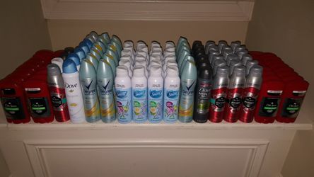 Oldspice, degree, secret dry spray deodorant