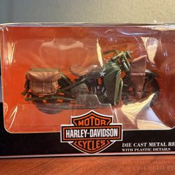 Harley Davidson 1942 Wla Flathead Maisto Diecast Metal Model