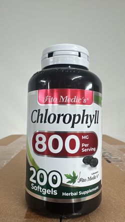 Chlorophyll capsules