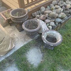 Concrete Flower Pots/planters