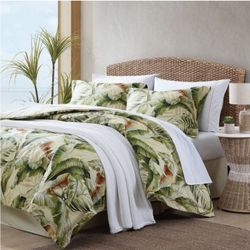 Tommy Bahama Palmiers, Cotton Reversible 4 Piece Comforter Set King