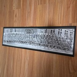 Panoramic Army Group  Photo Framed