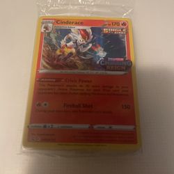 Pokémon Cinderace swsh112 Promo Still sealed never opened 
