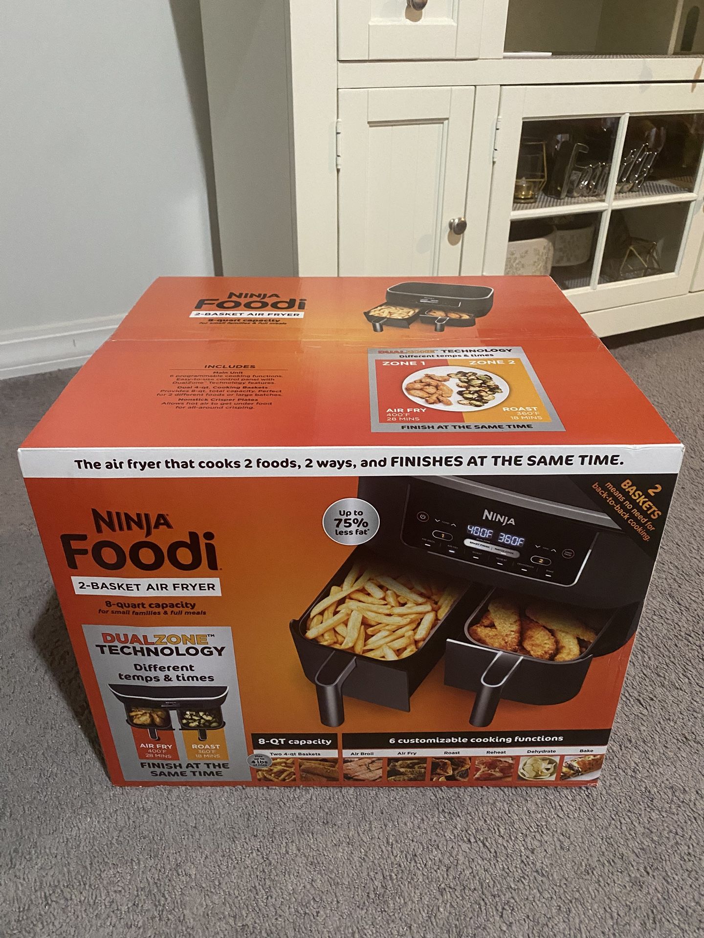 Ninja DZ201 Foodi 8 Quart 6-in-1 Air Fryer