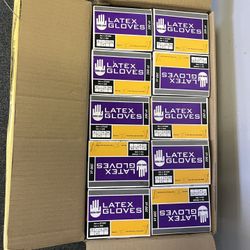  GUANTES SIZE L 10 CAJAS POR $100 Cash Only 