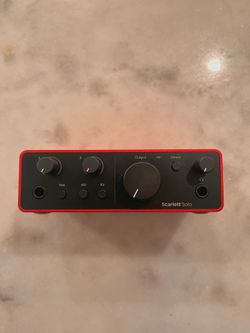 Scarlett Solo 4th Gen