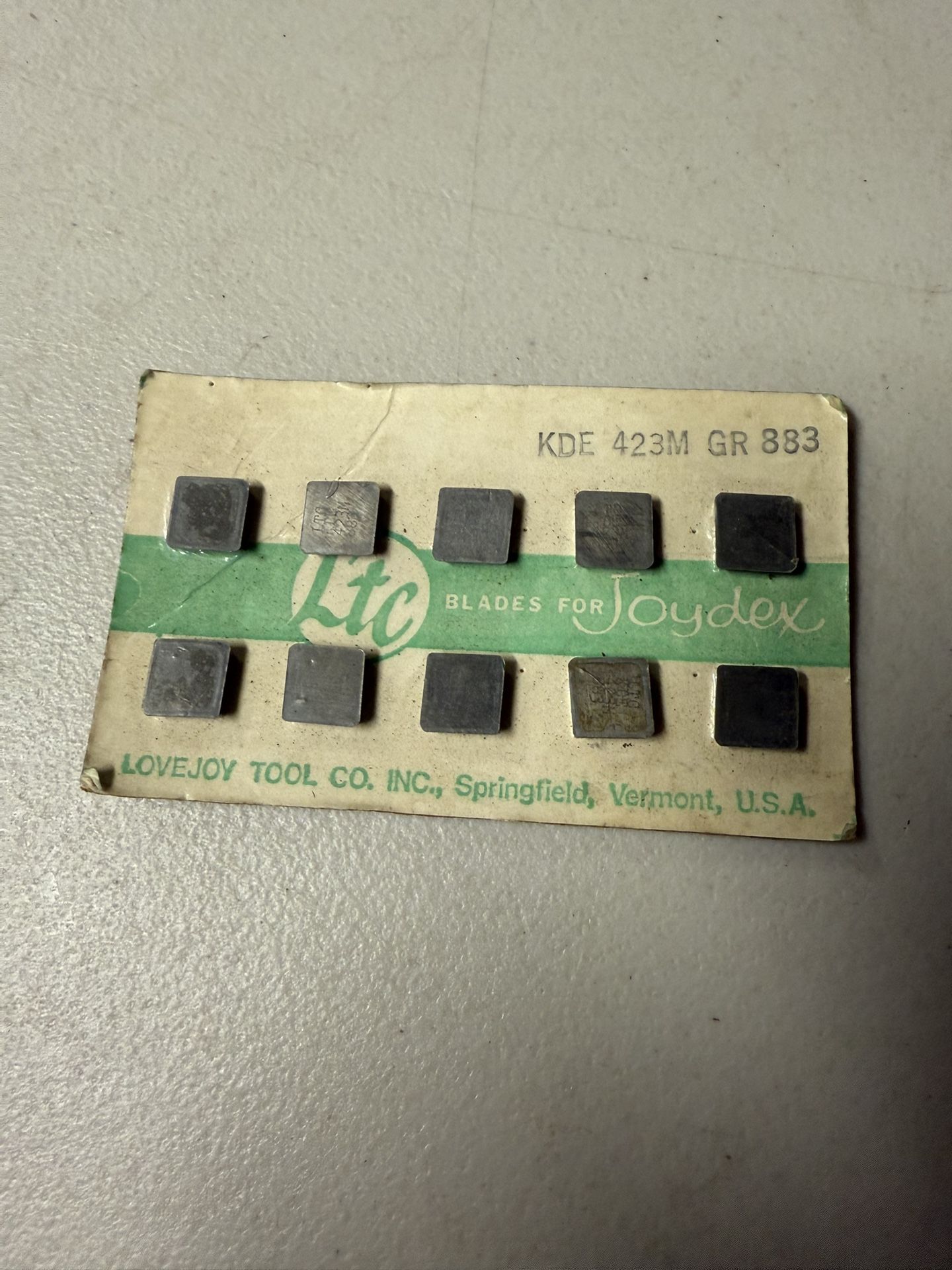 Lovejoy Tool Joydex Blades KDE 423M GR883