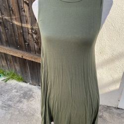Olive Green Dress