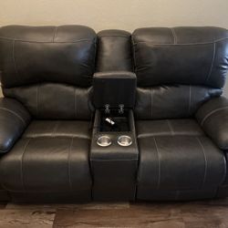 Pair of Ashley  leather Couches