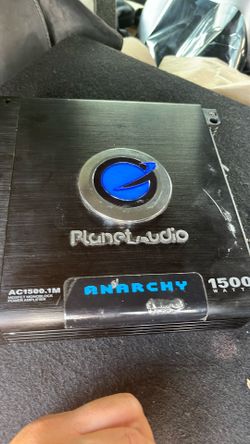 Planet audio on archery 1500 W one channel Moss fit monobloc power amplifier competition series