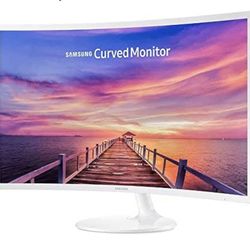 Samsung 27” Curved Monitor White 