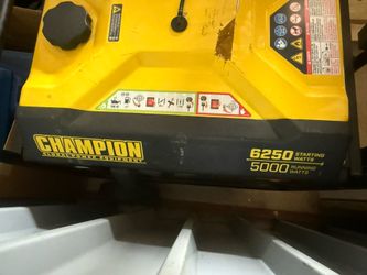 champion Portable Generator MODEL #100409 5000W PORTABLE GENERATOR