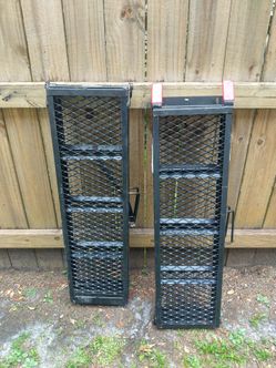 Heavy duty motorcycle ramps