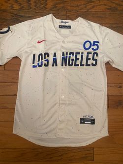 Cream Los Angeles dodgers Freddy freeman city connect jersey
