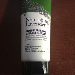 Avalon Organics Nourishing Lavender Moisturizing Cream Shave 8oz - NEW