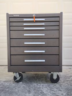 Kennedy machinist 7 drawer rollaway toolbox cabinet